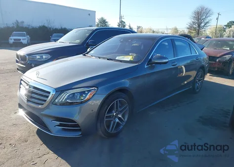 2019 Mercedes-Benz S 450 4Matic из США, поврежденный, VIN WDDUG6EB2KA476408